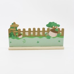 Acorn wooden fence