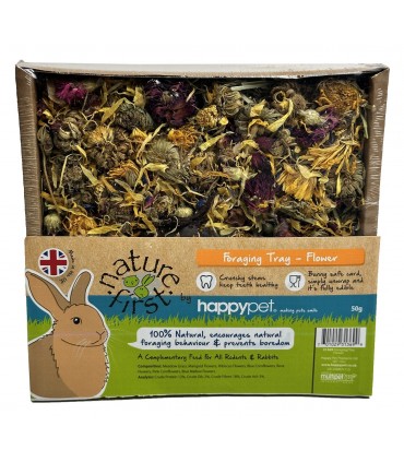 Flower foraging tray