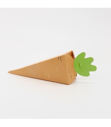 Cardboard carrot forage box