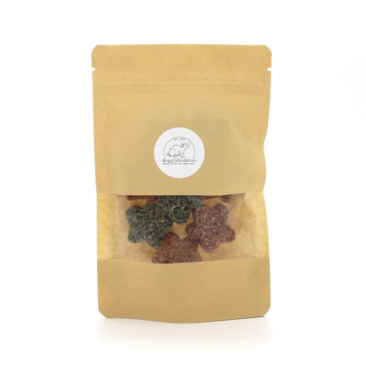 Star shaped sponge treats 30g