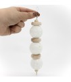 Wiffle ball foraging toy