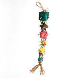 Ball and star palm leaf toy large