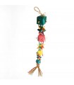 Ball and star palm leaf toy large