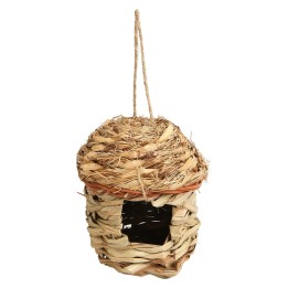 Hanging grass house