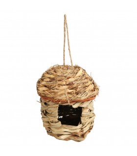 Hanging grass house