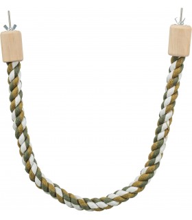 Green rope perch 37cm