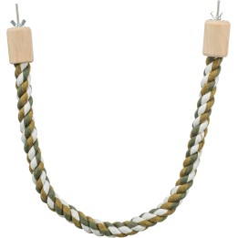 Green rope perch 75cm