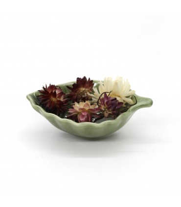 Small ceramic leaf bowl