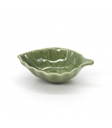 Small ceramic leaf bowl