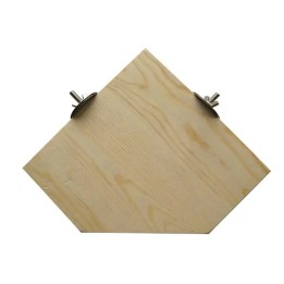 Angled corner platform small