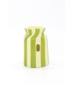 Ceramic green candy bottle holder