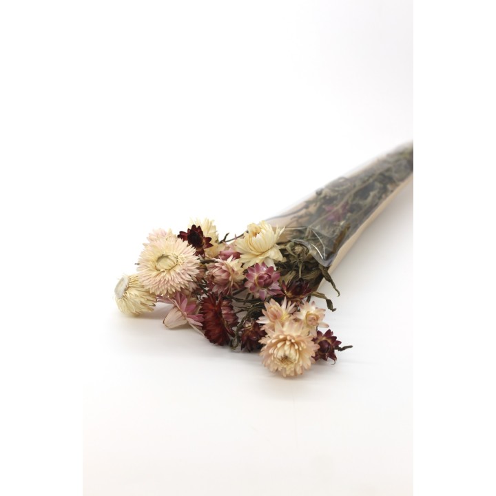 Straw flower bouquet