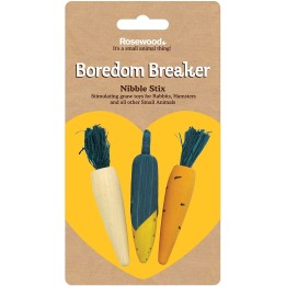 Boredom breaker nibble stix wooden veg