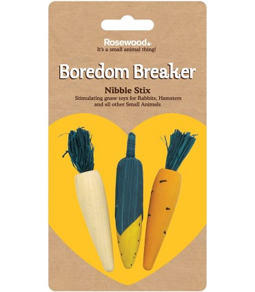Boredom breaker nibble stix wooden veg