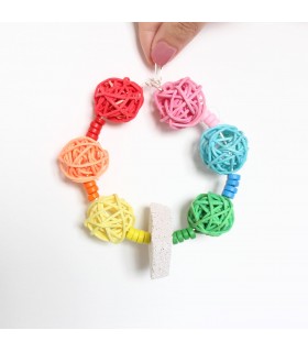 Mini pumice ring toy