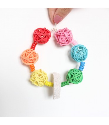 Mini pumice ring toy