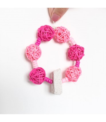 Mini pumice ring toy
