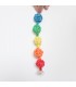 Rainbow hanging ball toy