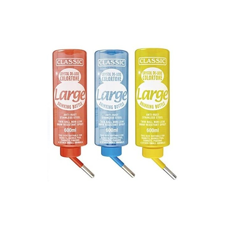 Large coloured bottle (600ml)