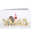 Rat Christmas card
