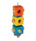 Foraging cube stacker toy