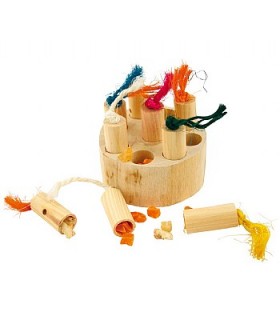 Hide and treat puzzle toy