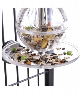 cage mounted buffet ball foraging toy