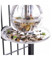 cage mounted buffet ball foraging toy
