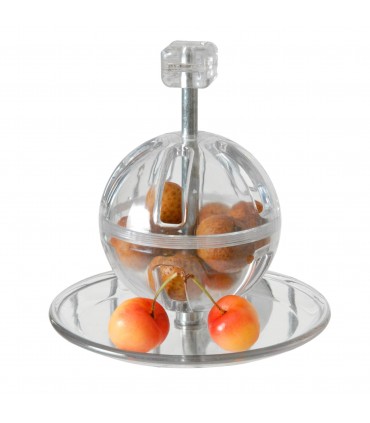 cage mounted buffet ball foraging toy