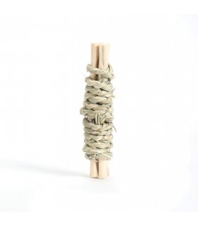 Sugar cane and grass sticks