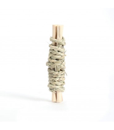 Sugar cane and grass sticks