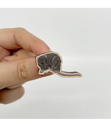 'Rat varieties' wooden pins