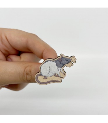'Rat varieties' wooden pins