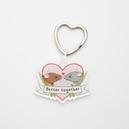 'Better together' Keyring