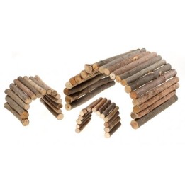 Wooden bendy bridge (Large)