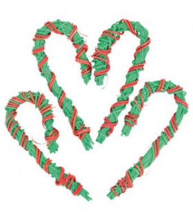 Candy cane chew toys - Pack of 4