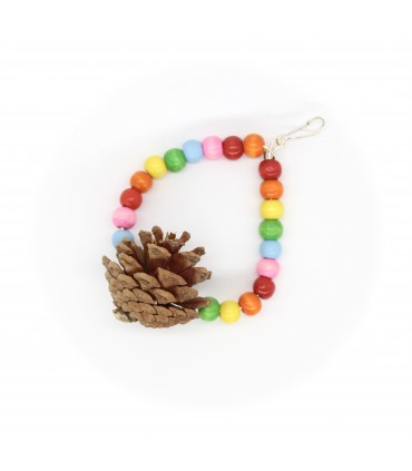 Pinecone ring toy