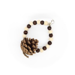 Pinecone ring toy