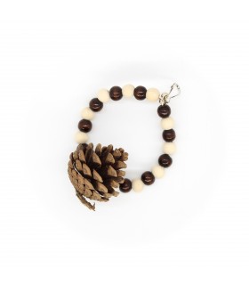 Pinecone ring toy