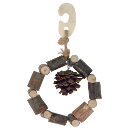 Pine cone hanging ring toy
