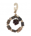 Pine cone hanging ring toy