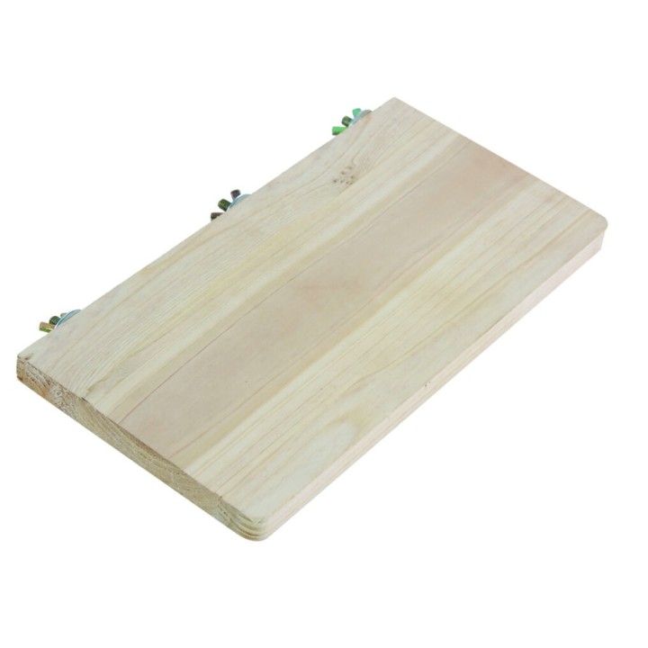 Wooden play shelf