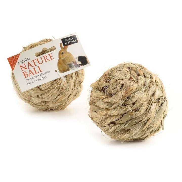 Natural ball with bell