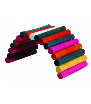 Colourful bendy bridge small