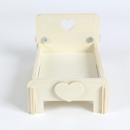 Wooden bed perch toy