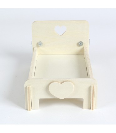 Wooden bed perch toy