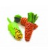 Sisal Carrot and Corn toys