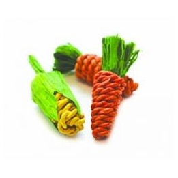 Sisal Carrot and Corn toys