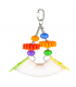 Peekaboo flower foraging toy