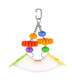 Peekaboo flower foraging toy